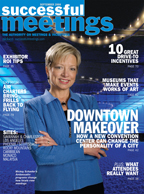 2008 Successful Meetings magazine cover featuring Mickey Schaefer